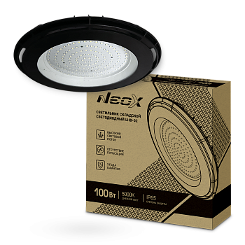 Светильник складской светодиодный LHB-02 100Вт 120гр 230В 5000К 10500Лм 105Лм/Вт IP65 без пульсации NEOX в Хабаровске