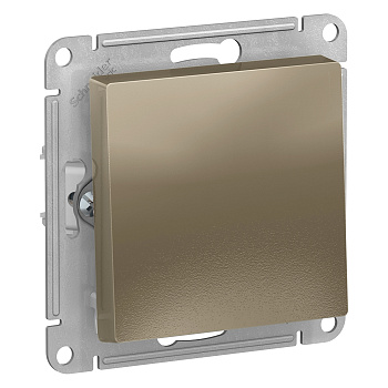 Выключатель одноклавишный AtlasDesign SE шампань в Хабаровске