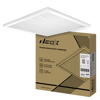 Панель светодиодная универсальная ДВО-02 3665-ПРИЗМА 36Вт 6500К 595х595мм NEOX в Хабаровске
