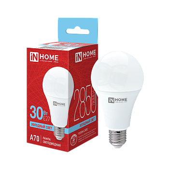 Лампа светодиодная LED-A70-VC 30Вт 230В Е27 6500К 2850Лм IN HOME в Хабаровске