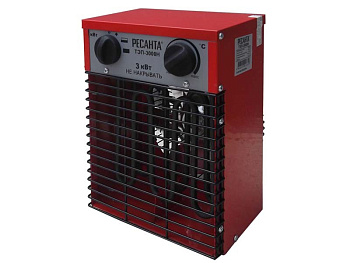 Тепловая электрическая пушка ТЭП-3000Н (компактная) Ресанта в Хабаровске