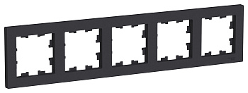 Рамка пятиместная AtlasDesign SE карбон в Хабаровске