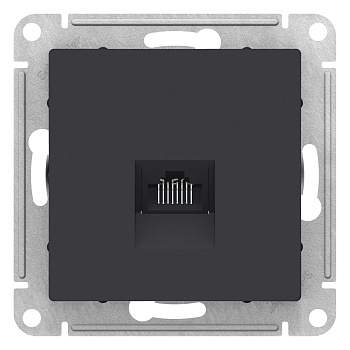 Розетка компьютерная AtlasDesign SE карбон в Хабаровске