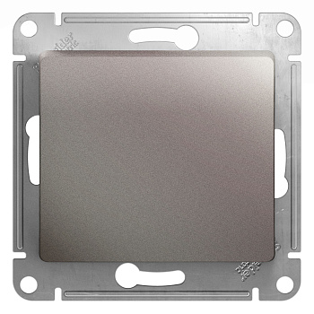 Переключатель одноклавишный Glossa SE платина в Хабаровске