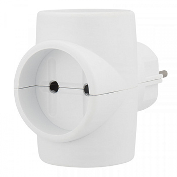 Тройник электрический без заземления 220 В 6-10 A REXANT в Хабаровске