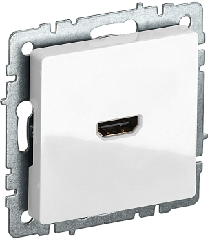 Розетка HDMI BRITE IEK белая в Хабаровске