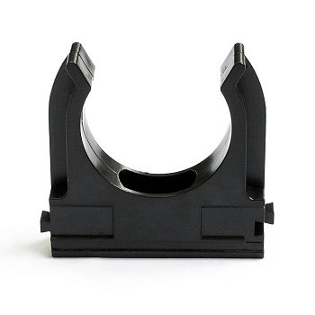 Крепеж-клипса для труб 32 мм черная в Хабаровске