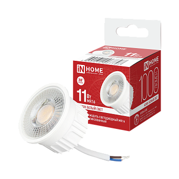 Модуль светодиодный с линзой LED-MD MR16L 11Вт 230В 4000К 1000Лм линза 38° IN HOME в Хабаровске