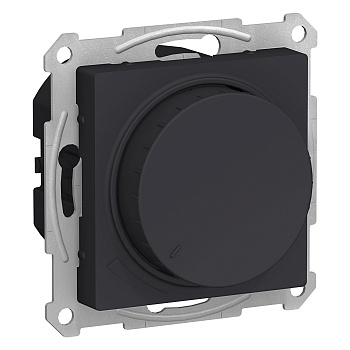 Диммер поворотно-нажимной 630Вт AtlasDesign Schneider Electric карбон в Хабаровске