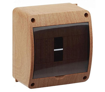 Щит распределительный навесной пластиковый ЩРН-П-6 модулей 140х125х85мм IP40 бук в Хабаровске