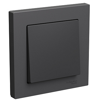 Выключатель одноклавишный AtlasDesign SE базальт в сборе в Хабаровске