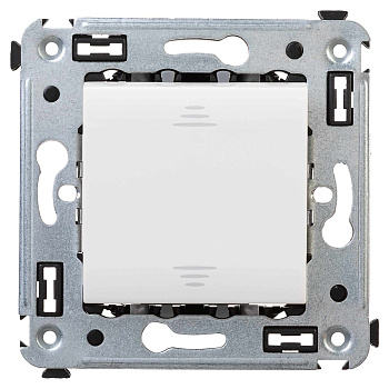 Выключатель одноклавишный в стену, Avanti "Белое облако" DKC в Хабаровске