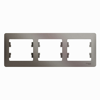 Рамка тройная Glossa SE платина в Хабаровске