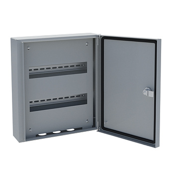 Корпус металлический ЩРН 24 мод. 395х310х120 с замком IP54 EKF Basic в Хабаровске