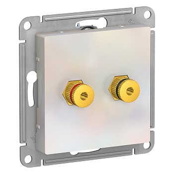 Аудиорозетка 2ая AtlasDesign жемчуг в Хабаровске