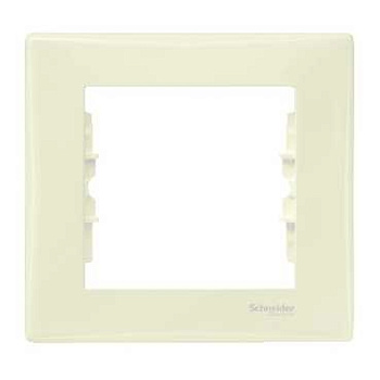 Рамка одинарная SEDNA Schneider Electric крем в Хабаровске