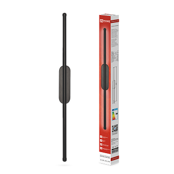 Светильник светодиодный ESTETIKA LUV-60C-40BL 10Вт 230В 4000K 700Лм 600х50x25 черный IN HOME в Хабаровске