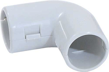 Поворот на 90 град. 16 мм для труб ПВХ IP40 серый в Хабаровске