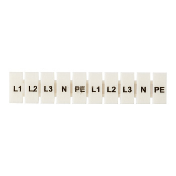 Маркеры для JXB-ST 2,5 с символами "L1, L2, L3, N, PE" (10 шт.) EKF PROxima в Хабаровске