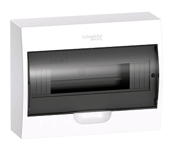 Щит распределительный навесной пластиковый с прозрачной дверью City9 12 мод. 200х256х94 IP40 SE в Хабаровске