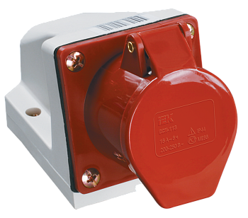 Розетка 114 стационарная 3Р+РЕ 16А 380В IP44 IEK в Хабаровске