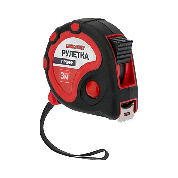Рулетка измерительная «Профи» REXANT прорезиненный корпус 3мх16мм в Хабаровске