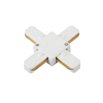 Коннектор X-тип XSB-WH для шинопровода SB белый IN HOME в Хабаровске