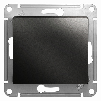 Выключатель одноклавишный Glossa SE антрацит в Хабаровске