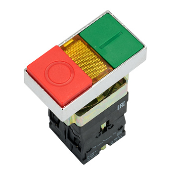Кнопка LAY5-BW8465 "I-O" прямоугольная 230В NO+NC EKF PROxima в Хабаровске
