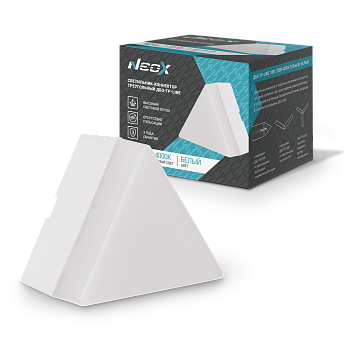 Светильник-коннектор треугольный ДБО-ТР-LINE 10Вт 230В 4000К белый NEOX в Хабаровске