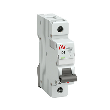 Автоматический выключатель AV-6 1Р 4А 6kA характеристика С EKF AVERES в Хабаровске