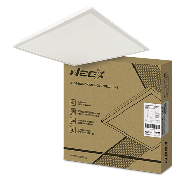 Панель светодиодная встраиваемая ДВО-PRO 5065-ОПАЛ 50Вт 6500К 120лм/Вт CRI80 595х595х30мм NEOX в Хабаровске