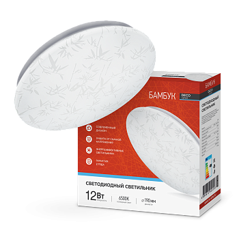 Светильник светодиодный серии DECO БАМБУК 12Вт 230В 6500К 1080Лм 210х65мм IN HOME в Хабаровске