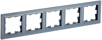 Рамка пятиместная BRITE IEK маренго в Хабаровске