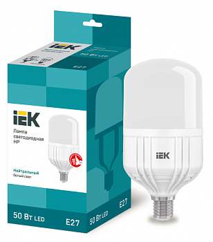 Лампа LED HP 50Вт 230В 4000К E27 IEK в Хабаровске