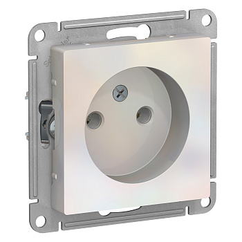 Розетка одинарная AtlasDesign SE жемчуг в Хабаровске