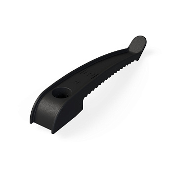 Держатель кабеля односторонний для прямого монтажа черный Промрукав в Хабаровске