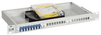 ITK 1U кросс укомплектованный: SC (Simplex) 8шт; (OS2) в Хабаровске