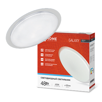 Светильник светодиодный серии DECO GALAXY 48Вт 230В 6500К 4320Лм 450х68мм IN HOME в Хабаровске