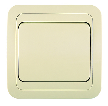 Выключатель одноклавишный МИМОЗА MAKEL крем в Хабаровске