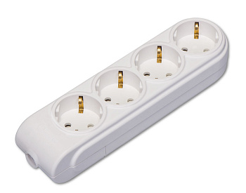 Колодка 4 места 16А 3,5кВт с з/к MAKEL в Хабаровске