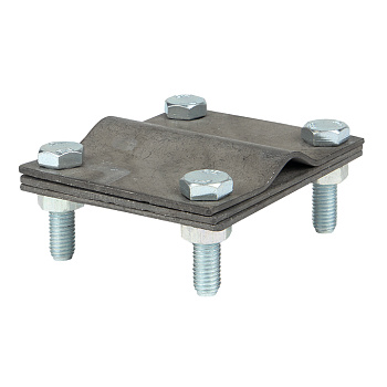 Зажим заземлитель 20 - полоса 50 (пластина 70*80мм) HZ EKF PROxima в Хабаровске